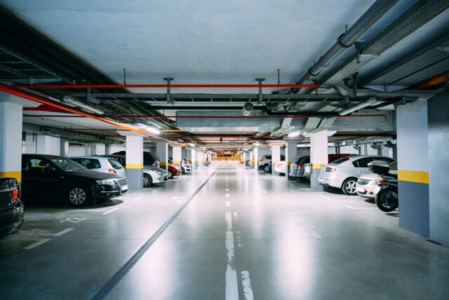 parking garage interior