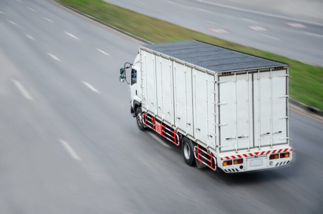 truck on highway