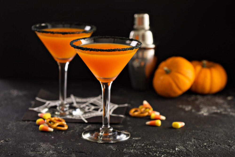 Halloween fall cocktail