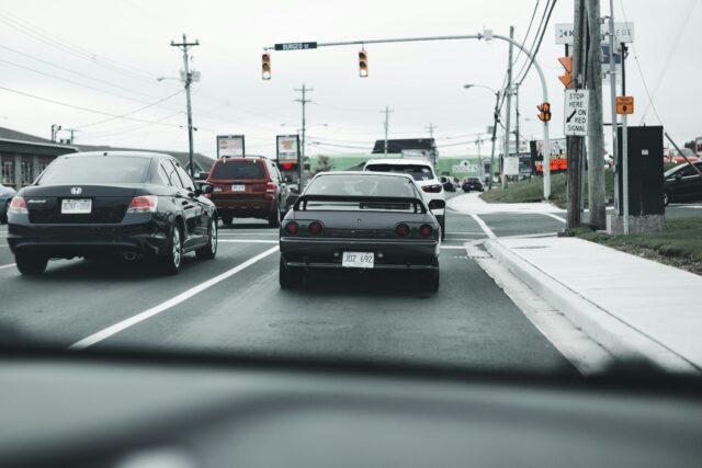 car in intersection